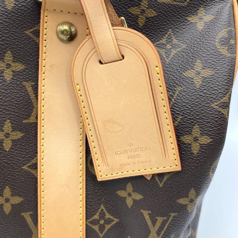 LOUIS VUITTON Authentic Brown Monogram Canvas Carryall Boston Bag - Picture 10 of 16